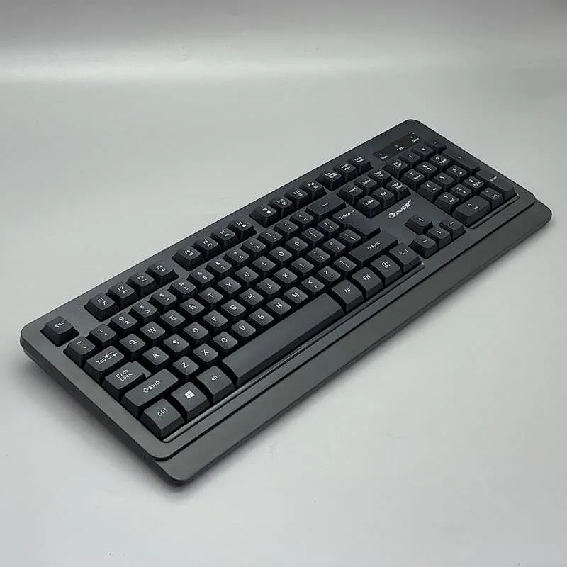 Big 2.4g Wireless Computer Keyboard with Cradle Full-Size office Keyboard for PC Laptop Desktop KW-111