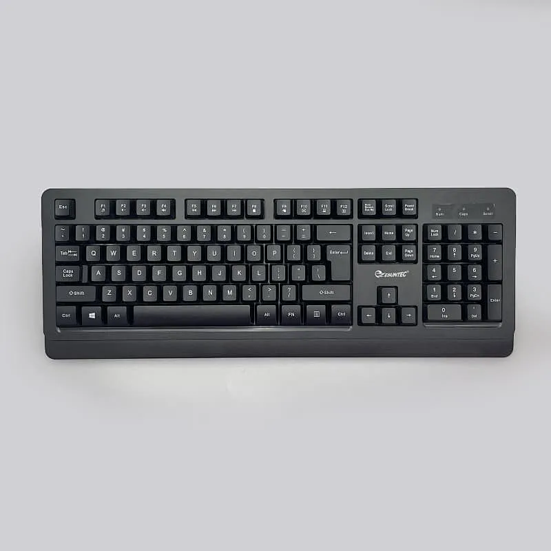 Big 2.4g Wireless Computer Keyboard with Cradle Full-Size office Keyboard for PC Laptop Desktop KW-111