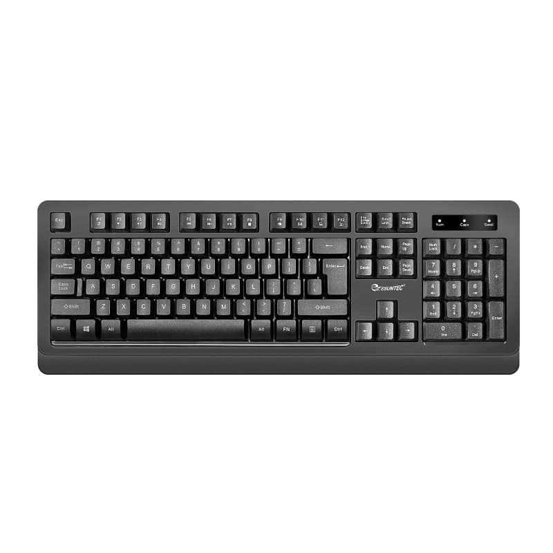 Big 2.4g Wireless Computer Keyboard with Cradle Full-Size office Keyboard for PC Laptop Desktop KW-111